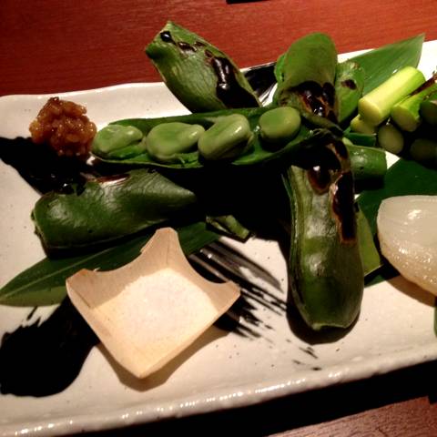 旬のお野菜炭火焼