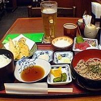 天ぷらとろろそば定食