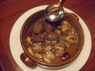 砂肝となんこつのアーリオオーリオ