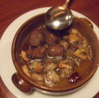 砂肝となんこつのアーリオオーリオ