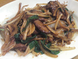 レバニラ炒め定食