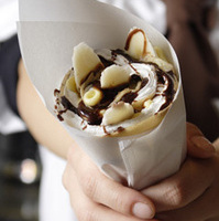 バナナチョコ生クリーム