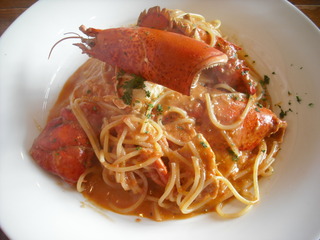 オマール海老のクリームパスタ