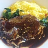 きのこハンバーグプレート