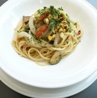 夏野菜のパスタ