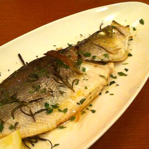 お魚一本まるごとオーブン焼き