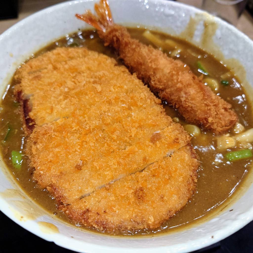 ロースカツカレーうどん