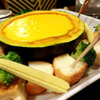 かぼちゃのチーズフォンデュ 