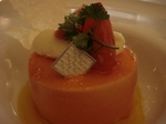 フルーツトマトとブラッドオレンジジュースのムース