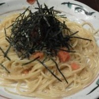 明太子のクリームスパゲティー