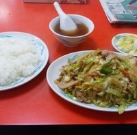 肉野菜炒めライス