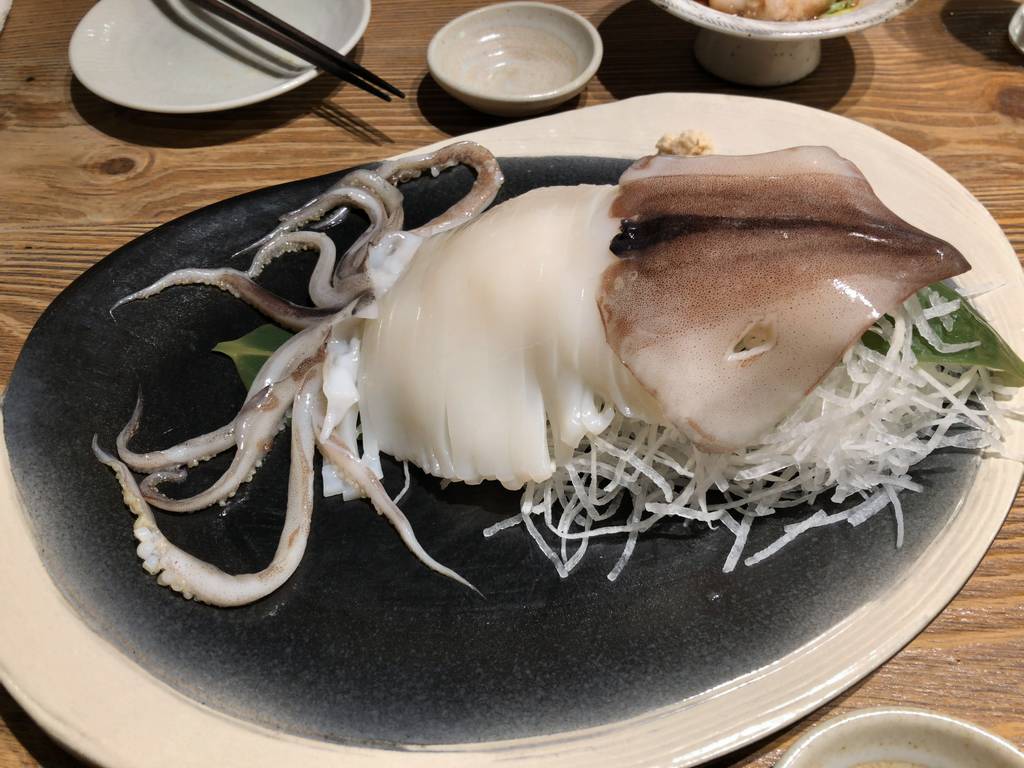 特選　北海道産のイカ刺し