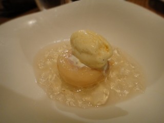 桃のコンポート