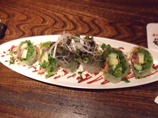 マグロとアボガドの生春巻