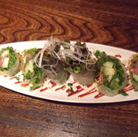 マグロとアボガドの生春巻