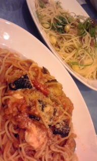 ナスとモッツアレラの辛口ミート