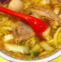 煮卵ラーメン