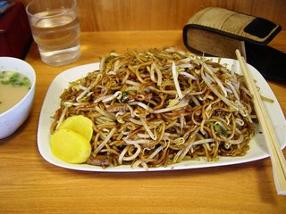 肉入り焼きそば