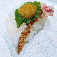 活〆まだい　うにの特製ジュレのせ