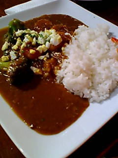 エビと野菜のカレー