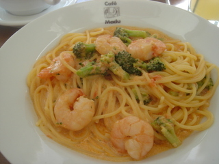 小海老のトマトクリームスパゲティ