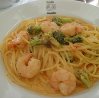 小海老のトマトクリームスパゲティ