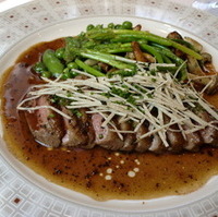 鴨のローストトリュフソース