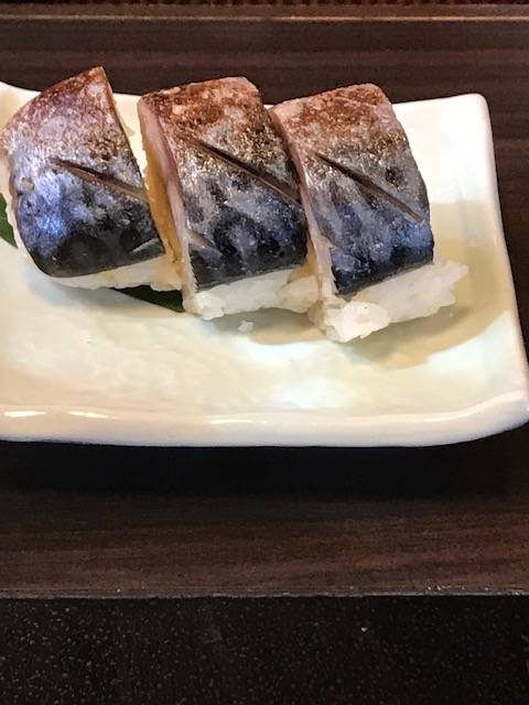 鯖の棒寿司