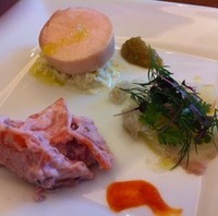 前菜の３種盛り合わせ