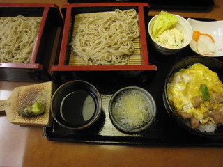 ２段せいろ蕎麦とカレー丼セット