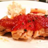 地鶏腿肉のソテー