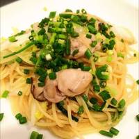 広島産　牡蠣と白菜の和風スパゲティー