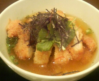 おろしとんかつ茶漬け