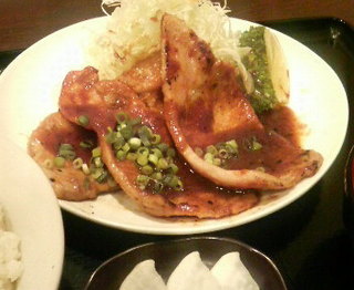 豚ロース味噌焼き