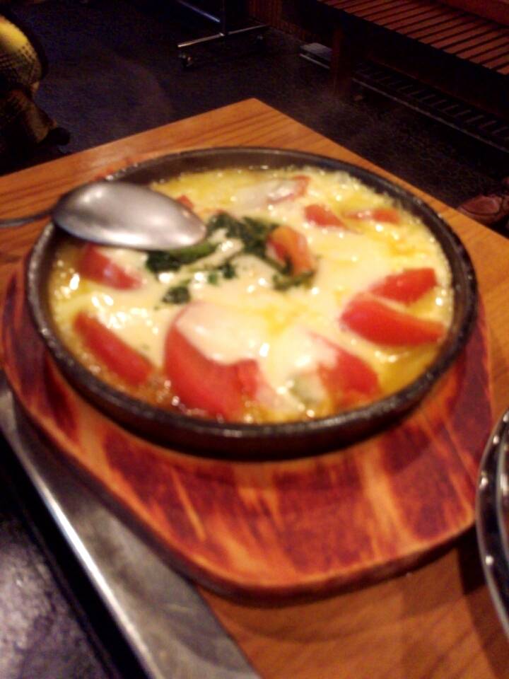 ミックスもんじゃ　＋　キムチ（トッピング）