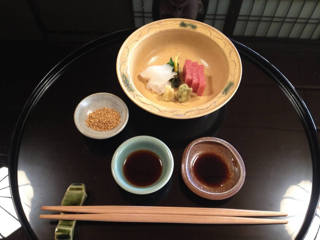 お造り 烏賊にトロ