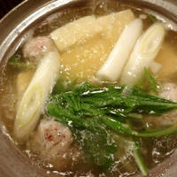 鶏つみれ湯豆腐
