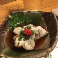牡蠣ポン酢