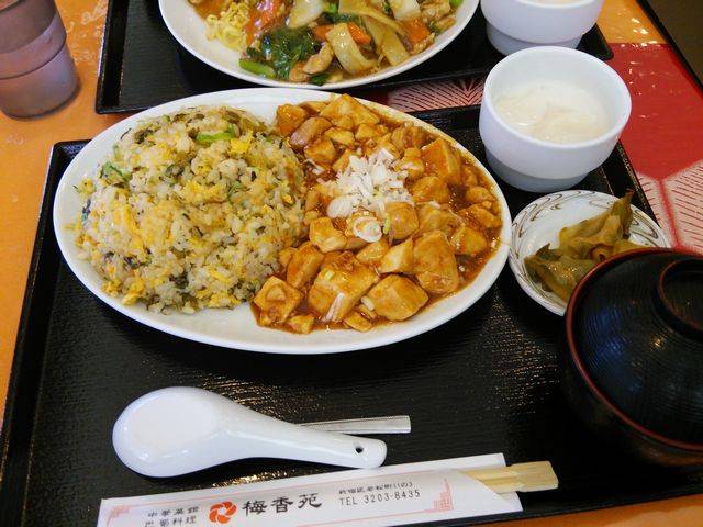 麻婆豆腐＆チャーハンセット