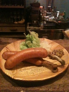 骨付きソーセージ