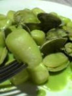 グリーンピースニョッキ