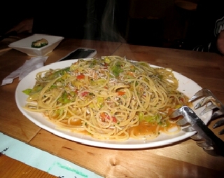 野菜のパスタ