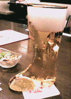 ブーツグラスビール
