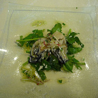 宮城県産の生牡蠣のカルパッチョ