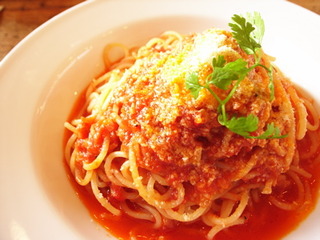 ツナとトマトのパスタ