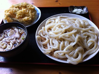 肉汁つけうどん