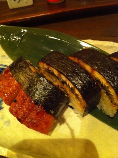 木温名物　うなぎの棒寿司