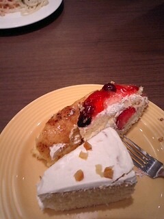 ベリーのケーキ