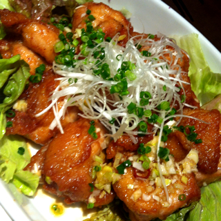 若鶏唐揚げの特製ダレ和え