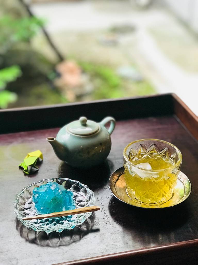 日本茶と和菓子